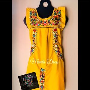 Yellow Tunic Dress Size Medium